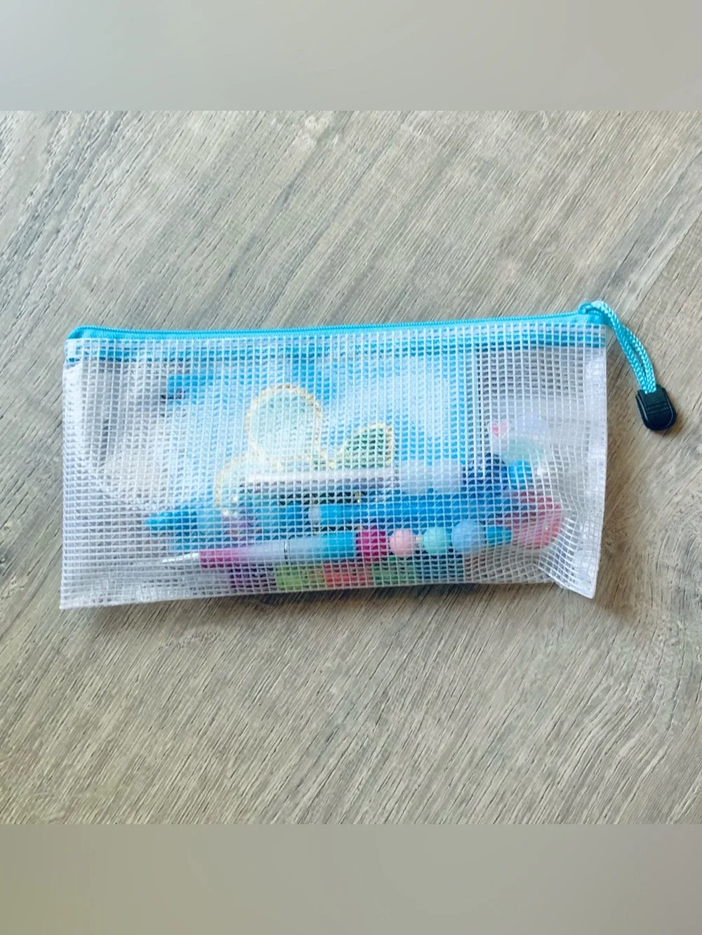 NEW📚 Homemade Crafted Stationery Set Beaded Pens w/ Pouch